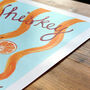 Whiskey Sour Cocktail Wall Art | Hand Painted Bar Print, thumbnail 5 of 11