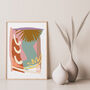 Tropical Leaf Abstract Tropicus Art Print, thumbnail 2 of 7