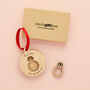 Personalised Proposal Ring Engagement Christmas Bauble, thumbnail 4 of 4