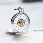 Your Own Handwriting Engraved Dual Opening Pocket Watch, thumbnail 7 of 8