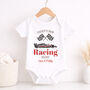 Personalised Daddy’s New Racing Buddy Baby Outfit, thumbnail 1 of 8