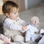 Gentleman Ted In Pyjamas Soft Bear Toy For Baby And Toddler, thumbnail 2 of 12