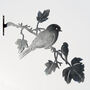 Recycled Iron Bird Silhouette Garden Art, thumbnail 4 of 5