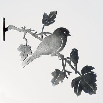Recycled Iron Bird Silhouette Garden Art, 4 of 5