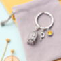 Caravan Personalised Keyring Travel Caravanning Gift, thumbnail 9 of 11