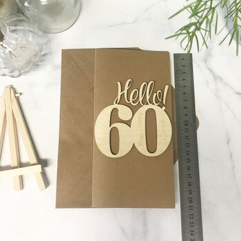 Personalised Hello 60 Birthday Card, 8 of 9
