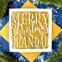 Snowflakes Personalised Christmas Card, thumbnail 1 of 6