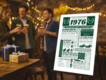 1976 Personalised 50th Birthday Motorsport Print, 12 of 12