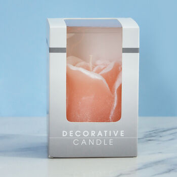 G Decor Elegant Pink Rose Decorative Candle, 2 of 4