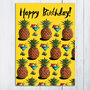 Repeat Pattern Pineapple Card, thumbnail 2 of 2