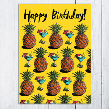 Repeat Pattern Pineapple Card, 2 of 2