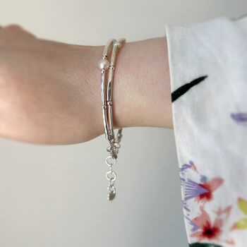 Pearl Double Stranded Bracelet, 2 of 4