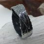 Sterling Silver Three Leaf Band Ring, thumbnail 6 of 7
