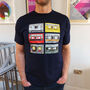 Personalised Cassette Tape Music Selection T Shirt, thumbnail 5 of 9