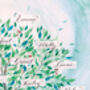 Colourful Green Personalised Family Tree Print, thumbnail 6 of 9