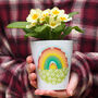 'Spring Rainbow' Teacher Plant Pot Gift, thumbnail 2 of 4