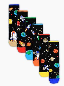United Oddsocks Space Explorer Boys Gift Box Set, 2 of 4