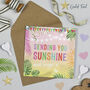 Festival Sending You Sunshine Card, thumbnail 1 of 2