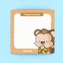 Cute Monkey Sticky Notes, thumbnail 1 of 6