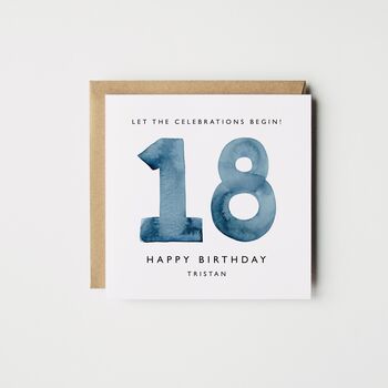 Personalised 40th Birthday Card *Age/Colour Options, 3 of 4