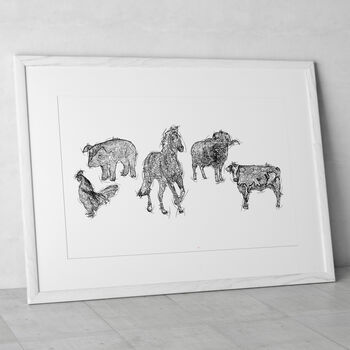 Farm Animals Prints, 2 of 3