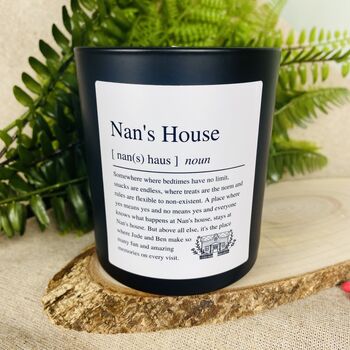 Personalised Nan's House Definition Candle, 2 of 12