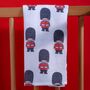 Muslin Swaddle Blanket London Soldiers Baby Gift, thumbnail 5 of 12