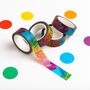 Rainbow Stationery Washi Tape, thumbnail 2 of 4