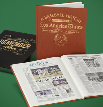 San Francisco Giants Personalised Gift Newspaper Book, 11 of 11