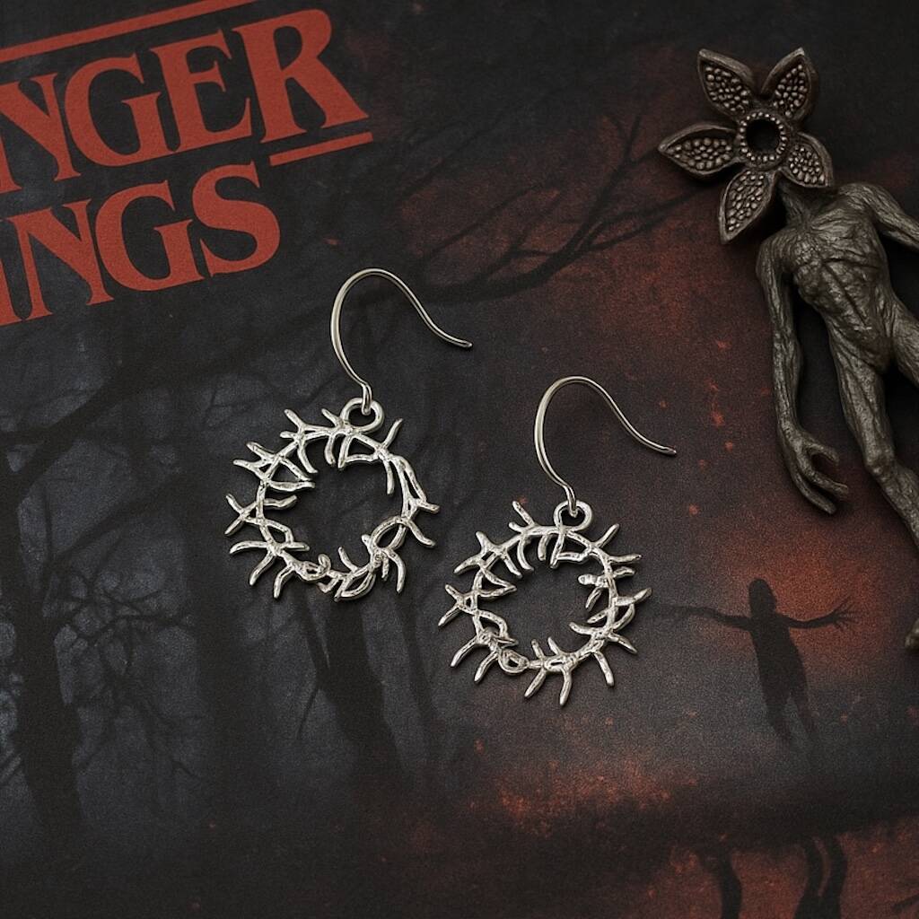 Stranger Things Open Gate Vine Earrings, 1 of 4