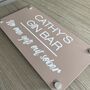 Large Personalised Acrylic Garden Sign With Fixings, thumbnail 3 of 8