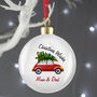 Personalised 'Driving Home For Christmas' Bauble, thumbnail 3 of 4