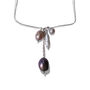 Pearl Pendant Silver Necklace, thumbnail 2 of 4