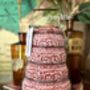 Traditional Tiffin Lunchbox With Four Compartments 'Paisley' Cherry Red, thumbnail 3 of 4