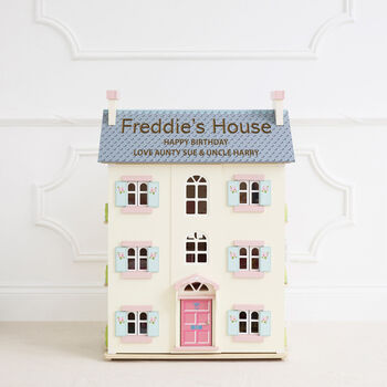 Personalised Wooden Dolls House, 6 of 9