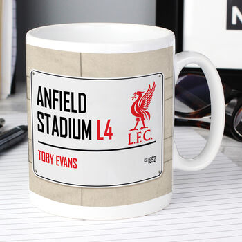 Liverpool Fc Street Sign Mug, 2 of 3