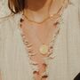 Spirit Of Water Necklace Gold, thumbnail 3 of 10