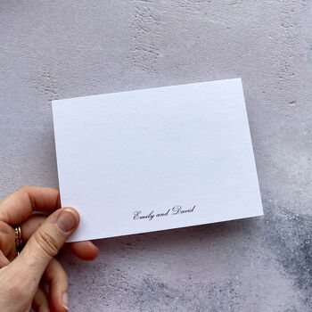 Couples Correspondence Cards, Wedding Thank You Notes, 4 of 7