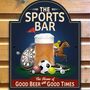 Sports Bar Man Cave Pub Sign, thumbnail 8 of 12