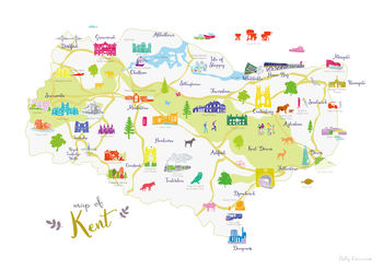 Map Of Kent, 6 of 9