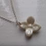 Flower Pearl Necklace, thumbnail 3 of 6