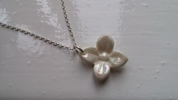 Flower Pearl Necklace, 3 of 6