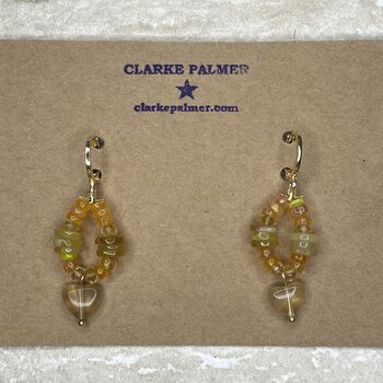 'Sunshine' Opal And Citrine Earrings, 5 of 6