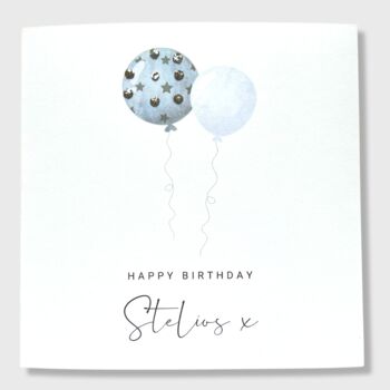 Personalised Birthday Card For Him Or Her, 2 of 5