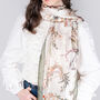 Wonderland Toile Silky Scarf, thumbnail 2 of 4