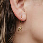 Starfish Hoop Earrings, thumbnail 1 of 8