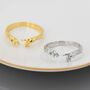 Sterling Silver Hand Ring, thumbnail 7 of 12