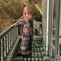 'Farren' Navy And Turquoise Paisley Maxi Dress, thumbnail 3 of 5