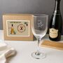 Engraved Wine Glass Personalised Gift For 30th Birthday, thumbnail 1 of 8