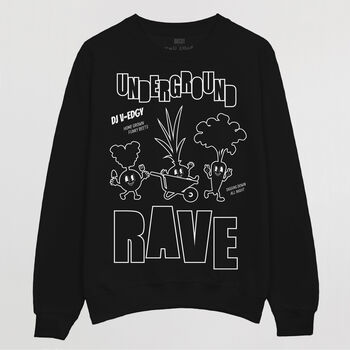 Underground Rave Women's Festival Sweatshirt, 3 of 3